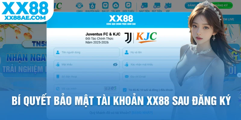 Bí quyết bảo mật tài khoản XX88 sau đăng ký
