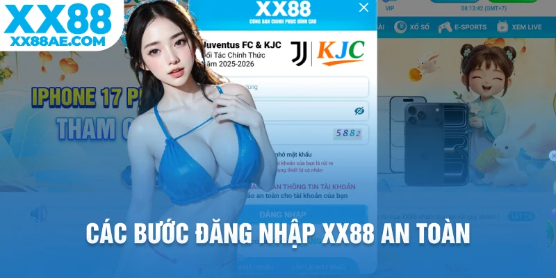 Các bước đăng nhập XX88 an toàn