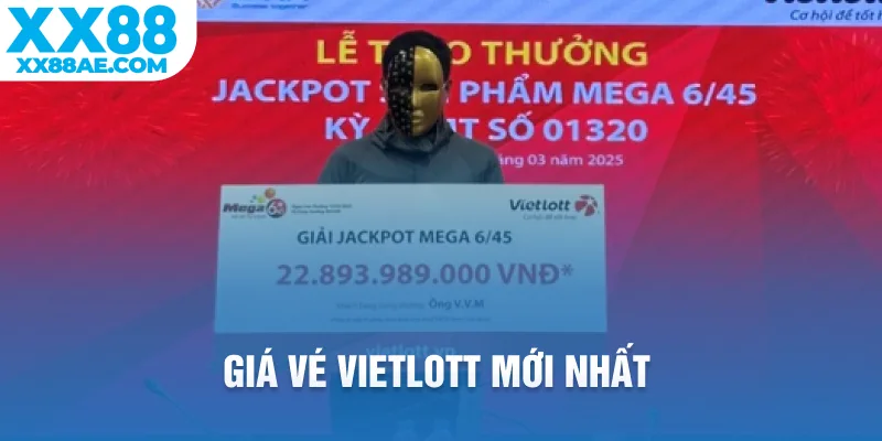 giá vé vietlott mới nhất